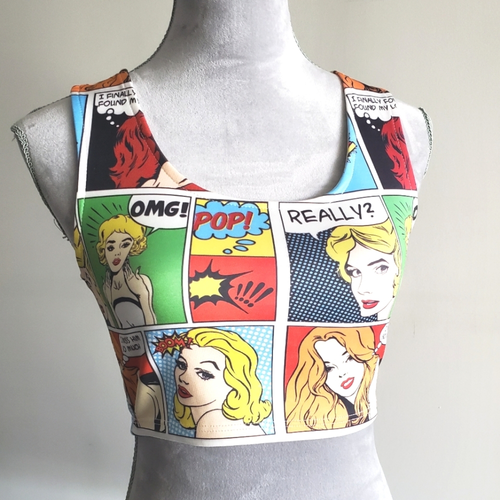 Pop Art Crop Top